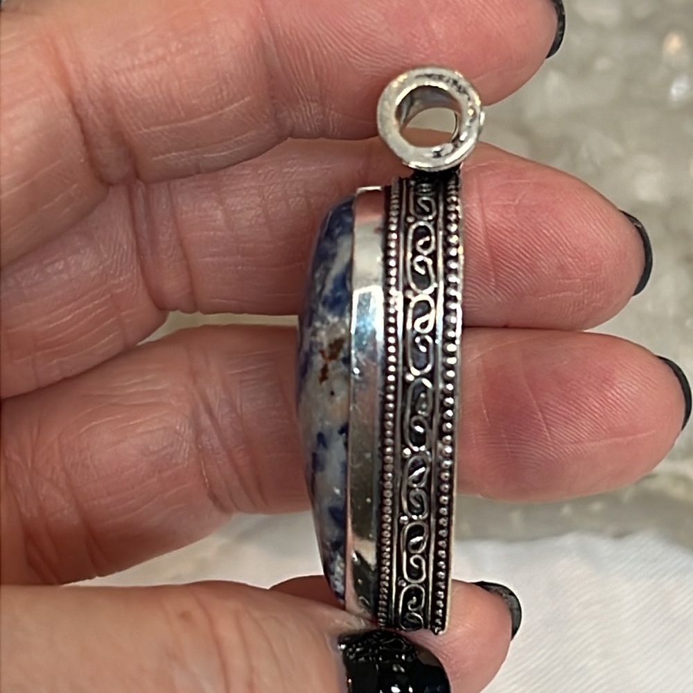 #580 Sodalite Handcrafted Pendant NWOT - Picture 10 of 17